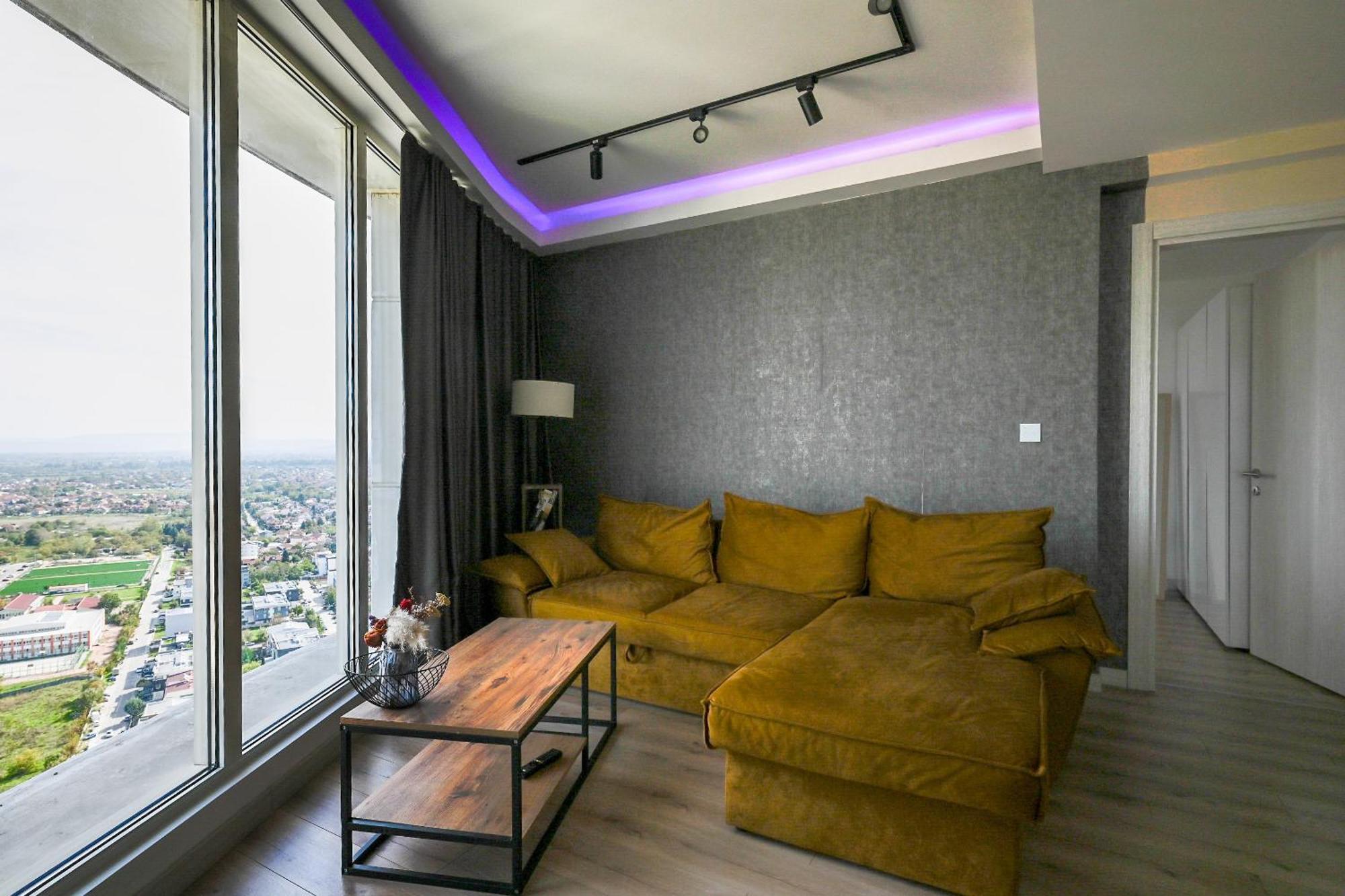 Alfred Sky Smart Apartment 29Th Spa Included Skopje Luaran gambar